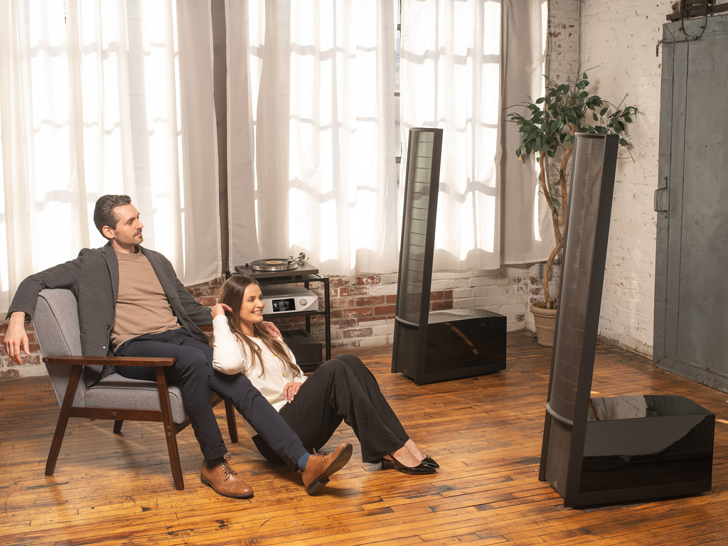 Martin Logan Impression ESL 11A Floorstanding Speaker - IMP11GWD