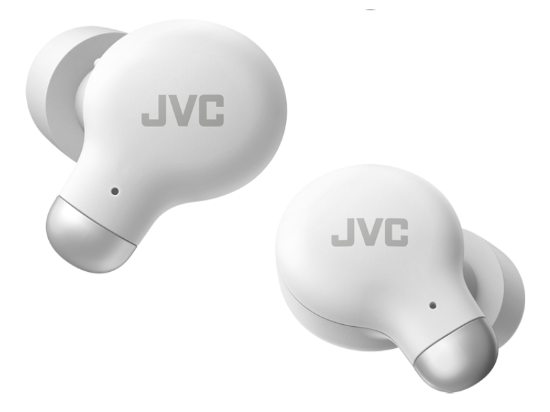 JVC Marshmallow True Wireless Earbud with Noise Cancelling in White - HA-A25T-W