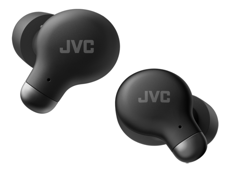 JVC Marshmallow True Wireless Earbud with Noise Cancelling in Black - HA-A25T-B