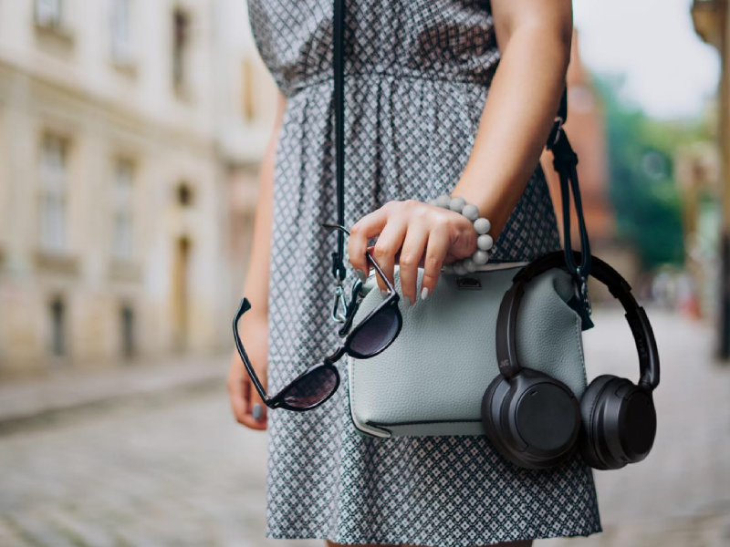 JVC Active Noise Cancelling Wireless Lightweight Around-Ear Headphones - HA-S75N