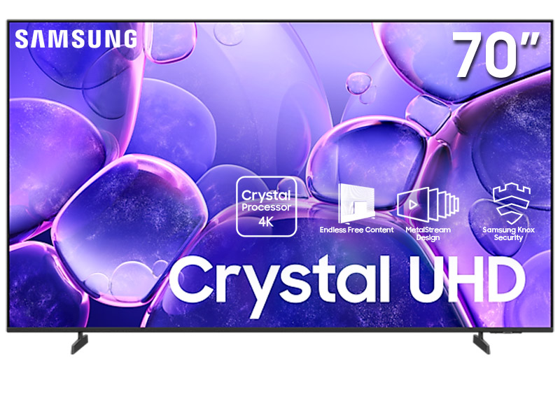 70" Samsung UN70U8000FFXZC Crystal UHD 4K Smart TV (2025)