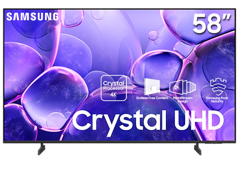 58" Samsung UN58U8000FFXZC Crystal UHD 4K Smart TV (2025)