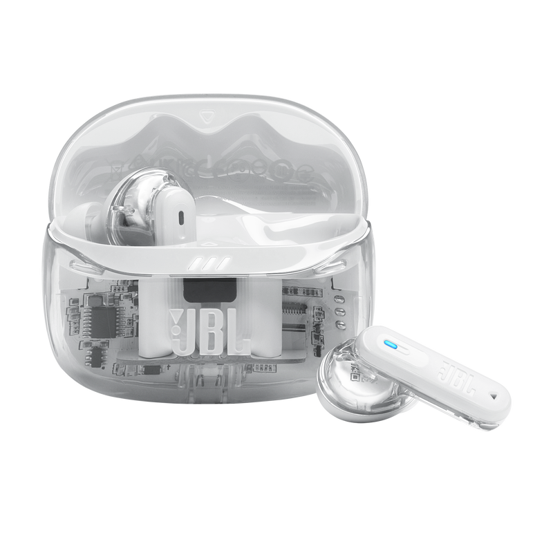 JBL Tune Beam 2 Ghost Edition True Wireless Noise Cancelling Earbuds - JBLTBEAM2GWHTAM