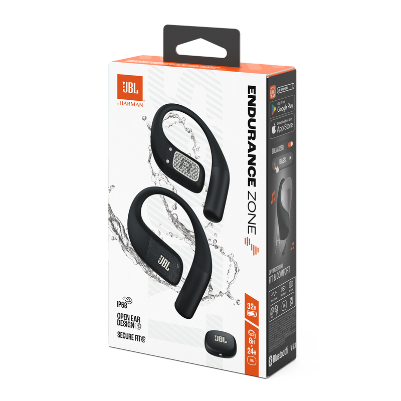 JBL Endurance Zone True Wireless Open-Ear Sport Headphones - JBLENDUZONEBLKGAM