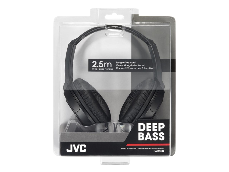 JVC Full-Size Wired Headphones - HA-RX330