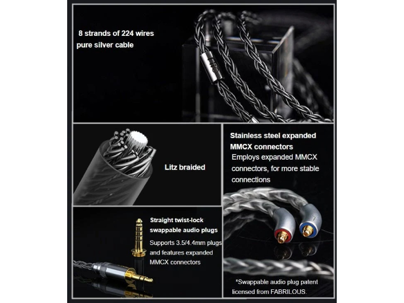 FiiO FH19 8 Driver IEM Earphone - FH19