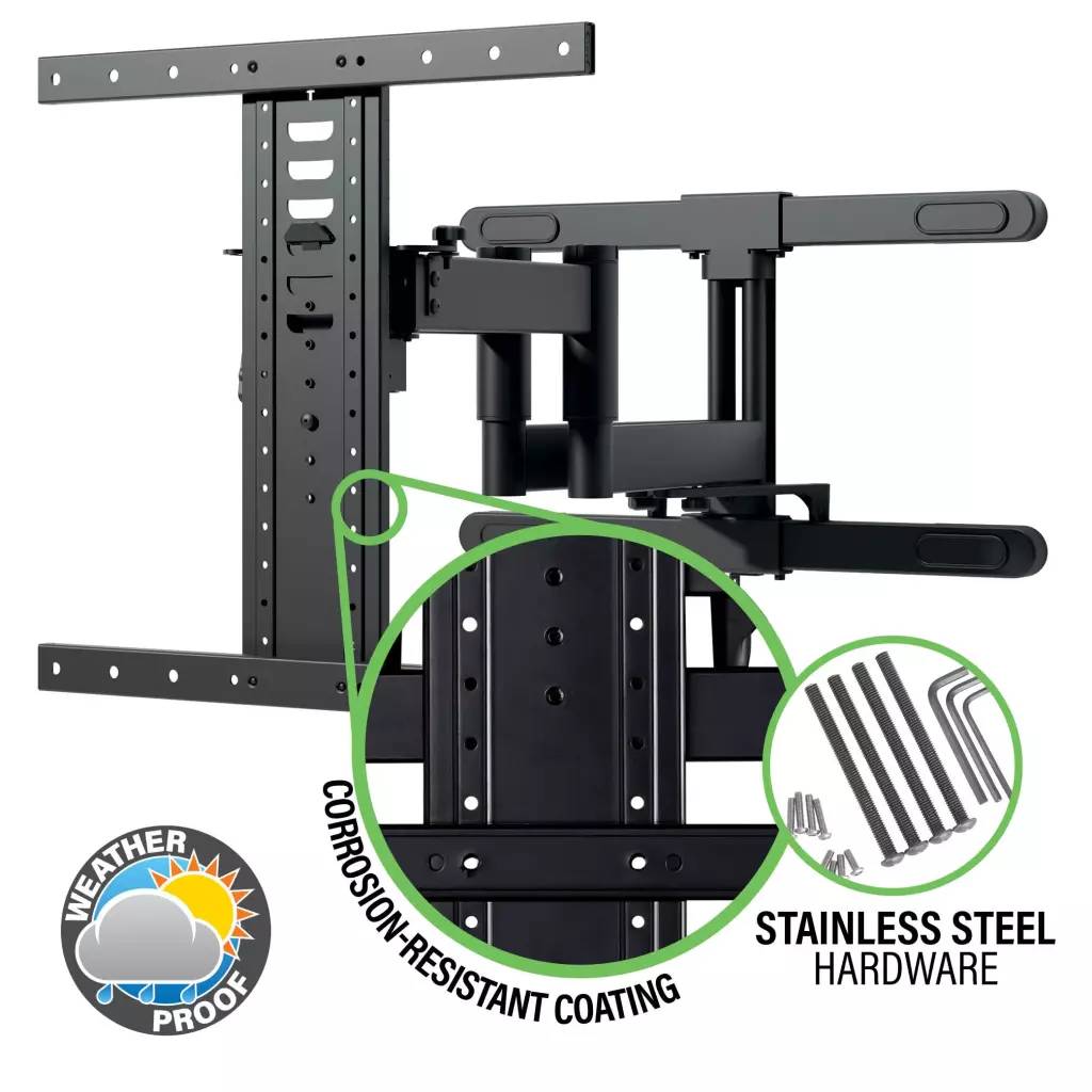 Sanus Outdoor Premium Large Full-Motion Mount for TVs 40"-85" - VODLF125-B3