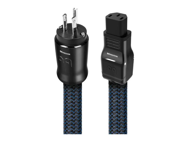Audioquest 2 Meter Monsoon XTRM 3 Prong Wall Plug Power Cable - MONSOONUS02E