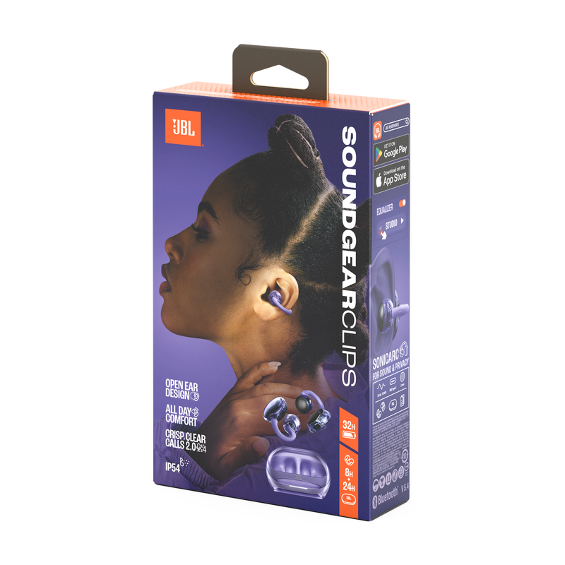 JBL Soundgear Clips True Wireless Open-Ear Headphones - JBLSNDGEARCLPURAM