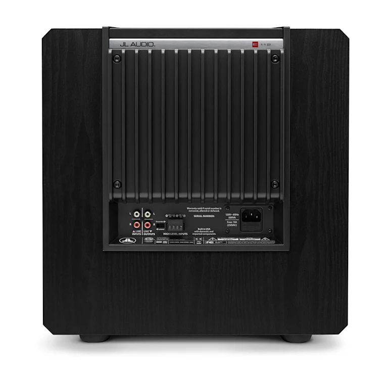 JL Audio 12" E-Sub Powered Subwoofer in Black Ash - E112-ASH