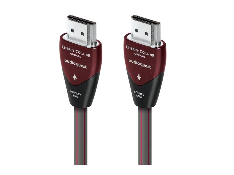 Audioquest 10 Meter Cherry Cola 48 Active Optical HDMI 2.1 Cable - HDM48CCOLA1000