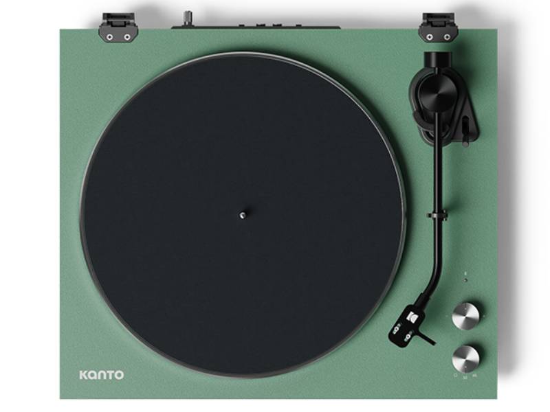 Kanto Bluetooth Belt Drive Turntable with Phono Preamp - OBI3VMN