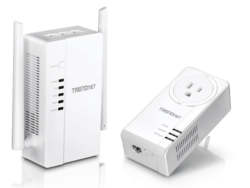 Trendent Kit wireless 1200 AV2 Powerline WiFi Everywhere - TPL-430APK