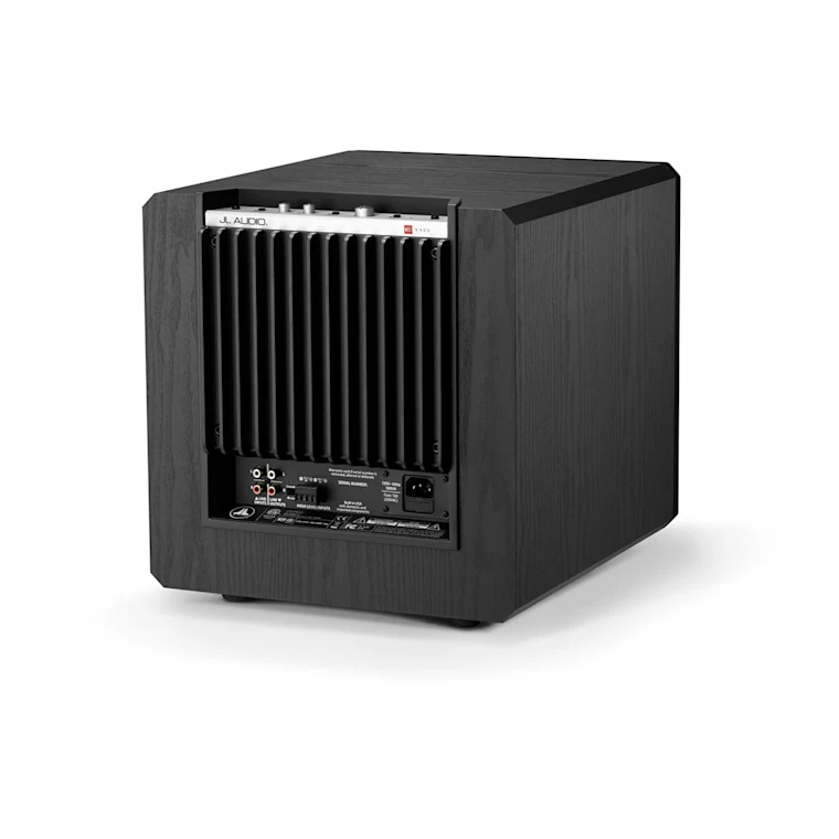 JL Audio 10" E-Sub Powered Subwoofer in Black Ash - E110-ASH
