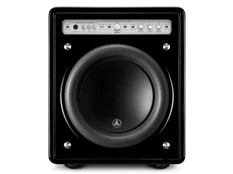 JL Audio Single 10" Fathom v2 Powered Subwoofers in Gloss Black - f110v2-GLOSS
