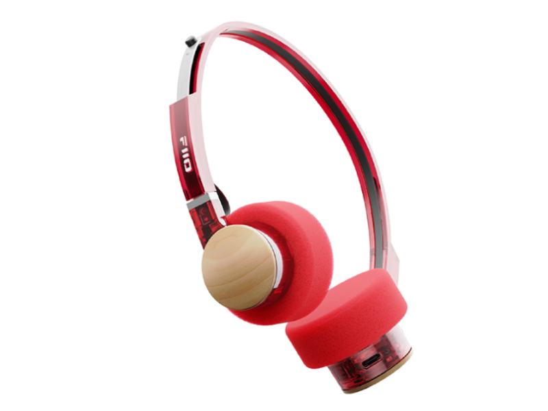 FiiO Bluetooth Over-Ear Headphones in Burgundy - EH11 (BU)