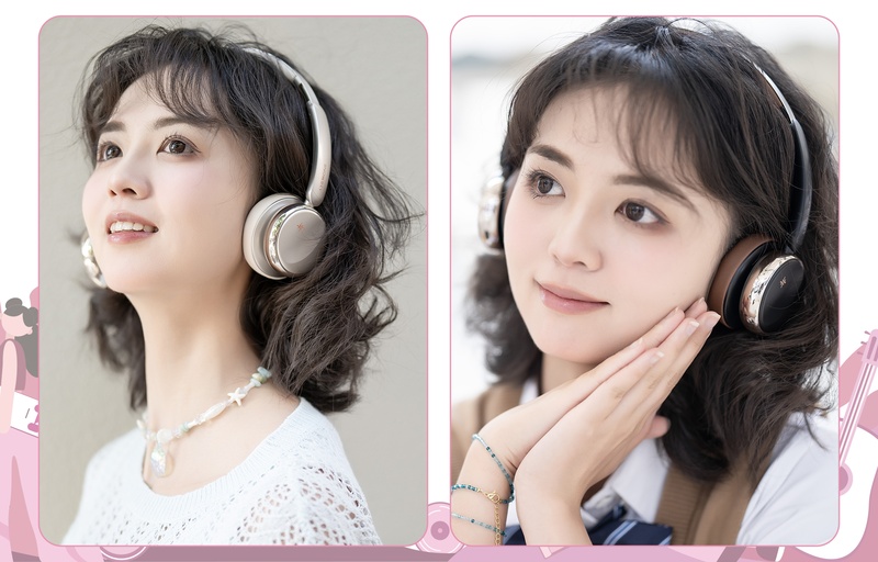 FiiO Anytime On-Ear Bluetooth ANC Headphones in Titanium Gold - Anytime (T)