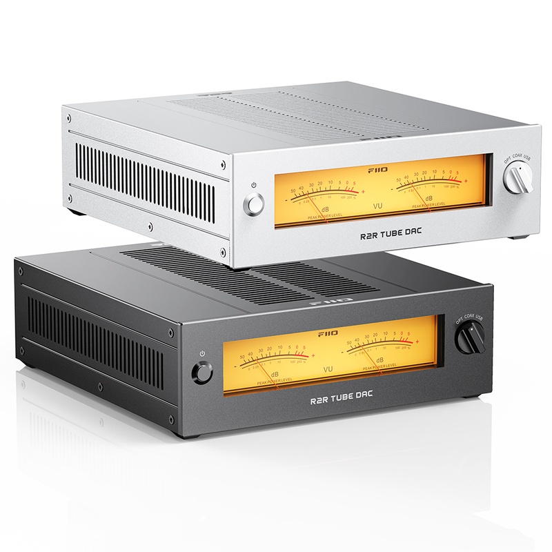 FiiO Desktop R2R Tube Buffer and DAC in Black - Warmer R2R (B)