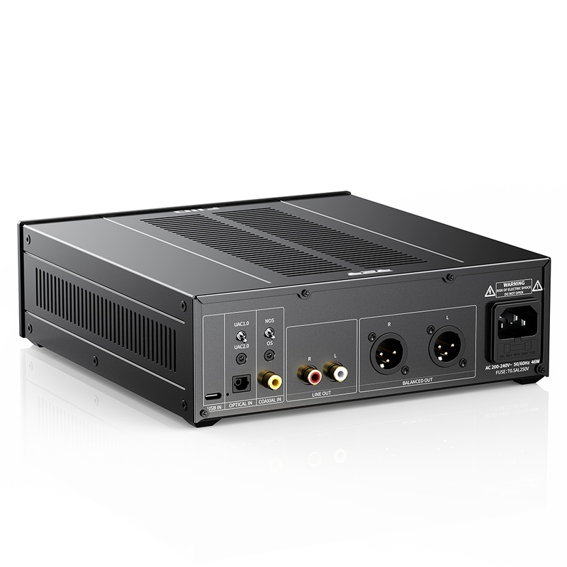 FiiO Desktop R2R Tube Buffer and DAC in Black - Warmer R2R (B)