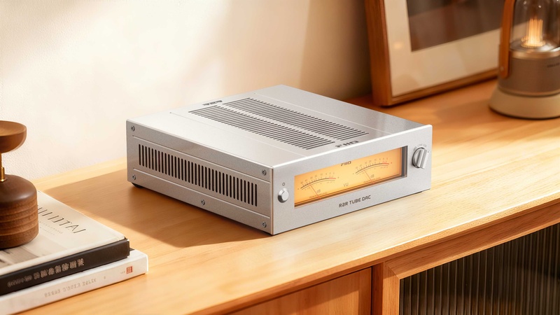 FiiO Desktop R2R Tube Buffer and DAC in Silver - Warmer R2R (S)