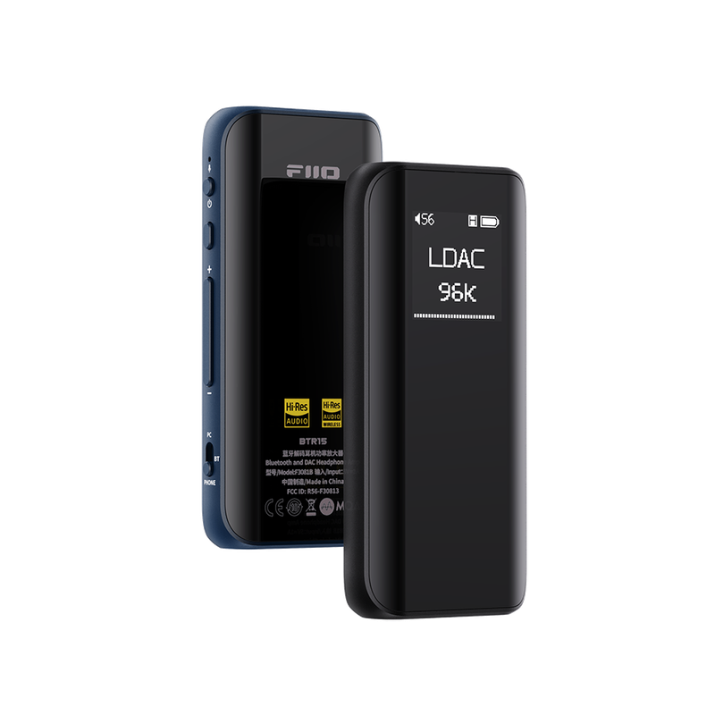 FiiO Bluetooth DAC and Headphone Amplifier - BTR15 (Bl)