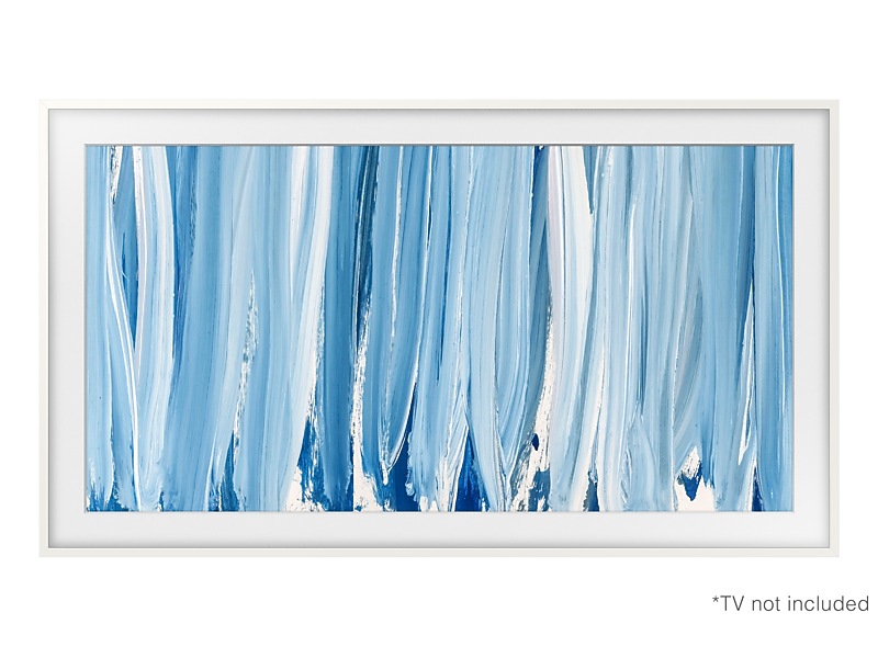 65" Samsung Frame Customizable Bezel in White - VGSCFH65WTBZA