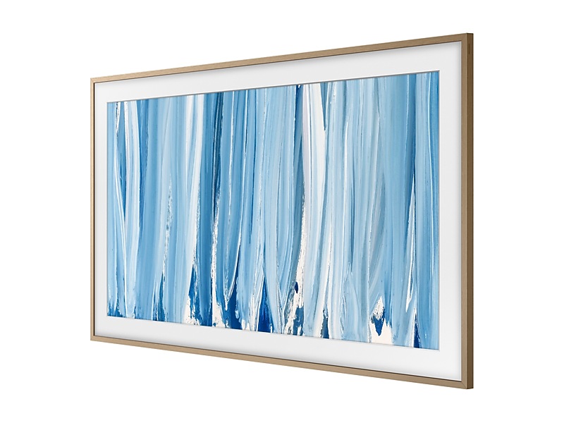 55" Samsung Customizable Frame Bezel in Beige Wood - VGSCFH55TKBZA