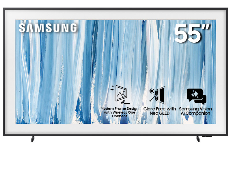 55" Samsung QN55LS03HWFXZA Class The Frame Pro Neo QLED 4K Art Mode Vision AI Smart TV