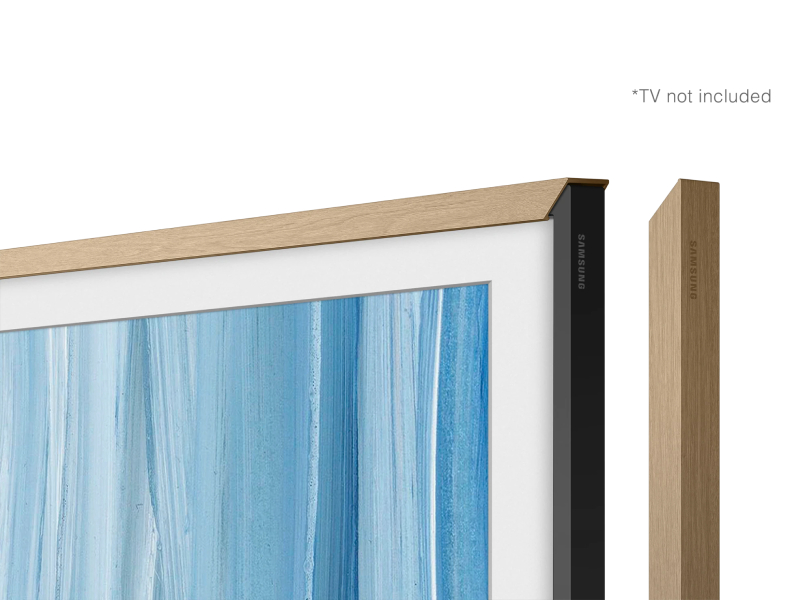 85" The Frame Customizable Bezel in Modern Teak - VG-SCFH85TKBZA