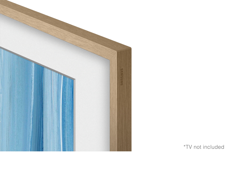 85" The Frame Customizable Bezel in Modern Teak - VG-SCFH85TKBZA