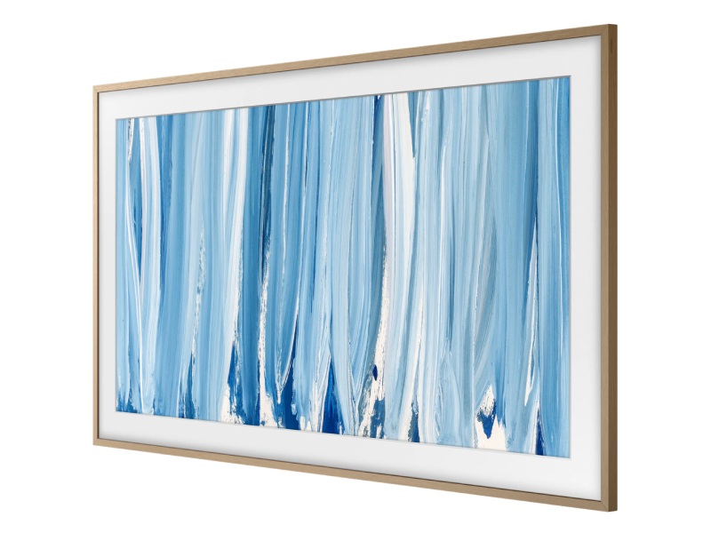 85" The Frame Customizable Bezel in Modern Teak - VG-SCFH85TKBZA