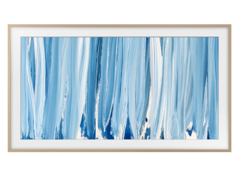 85" The Frame Customizable Bezel in Modern Teak - VG-SCFH85TKBZA