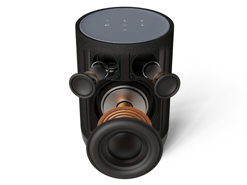 Denon Home 200 Wireless Smart Speaker Powered by HEOS With Dolby Atmos Music - DENONHOME200SR