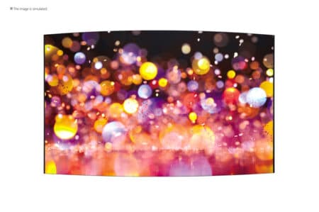 55EF5E-L Flexible Curved Open Frame